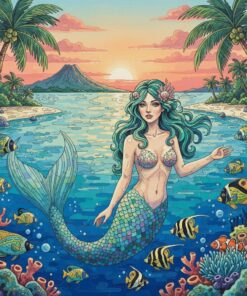 Siren Of Tropical Waters Paint By Numbers