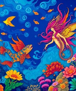 Sirens Of Tropical Reefs Paint By Numbers