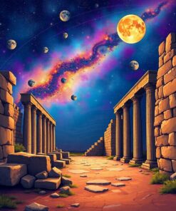 Realistic Ruins Paint Numbers