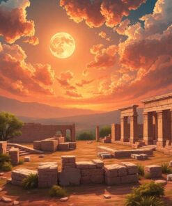 Sirius Over Realistic Ruins Paint By Numbers