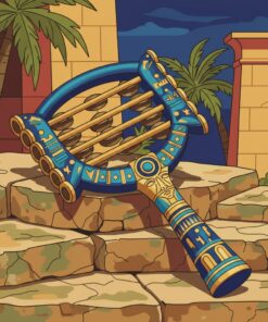 Sistrum On Vintage Stones Paint By Numbers