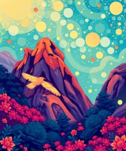 Botanical Medallion Paint Numbers