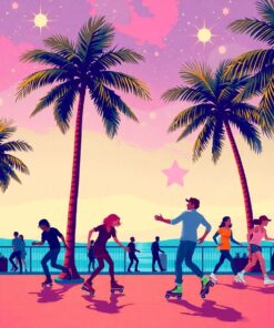 Palm Trees Paint Numbers