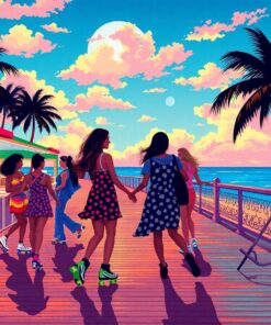 Tropical Boardwalk Paint Numbers