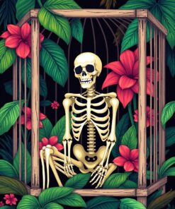 Tropical Cage Paint Numbers