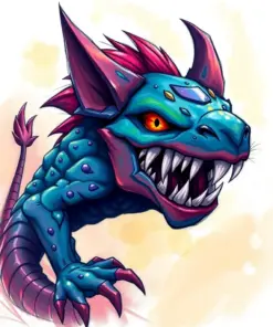 Sketching Deep Seadevil paint by numbers