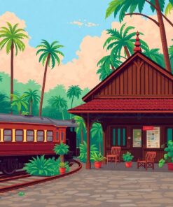 Train Station Paint Numbers