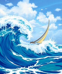 Ocean Waves Paint Numbers