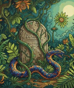Slithering Jungle Tombstone Paint By Numbers