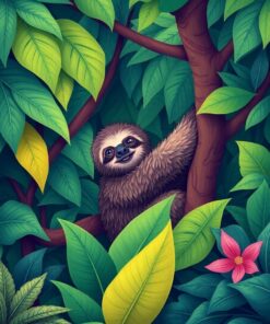 Tropical Canopy Paint Numbers