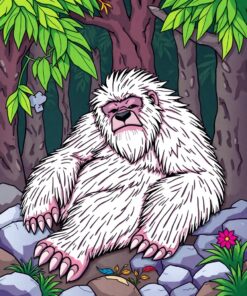 Jungle Yeti Paint Numbers