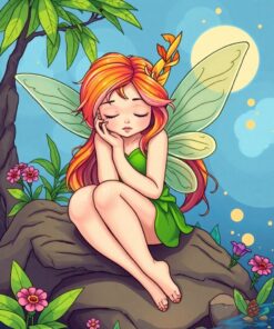 Island Pixie Paint Numbers