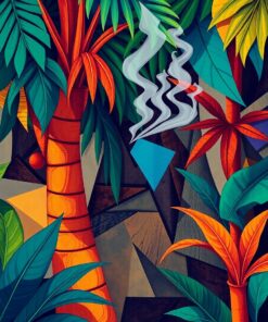 Cubist Rattan Paint Numbers