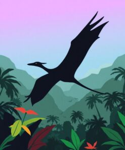 Jungle Silhouette Paint Numbers