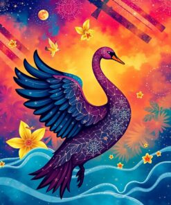 Swan Constellation Paint Numbers