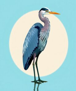 Blue Heron Paint Numbers