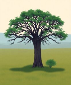 Tropical Baobab Paint Numbers