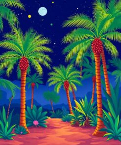 Palm Oasis Paint Numbers