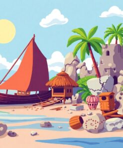 South Seas Explorer Relics Paint By Numbers