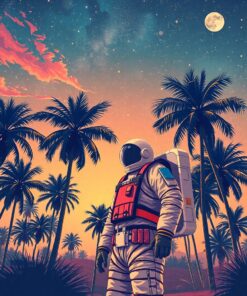 Vintage Palms Paint Numbers