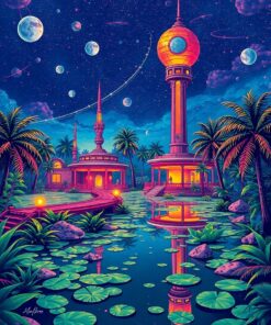 Tropical Swamps Paint Numbers