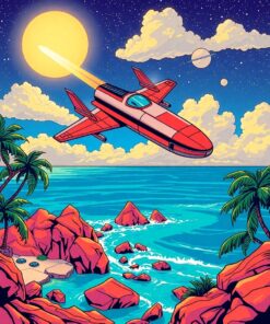 Tropical Shores Paint Numbers