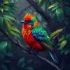 Spangled Cotinga Jungle Shadows Paint By Numbers
