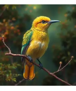 Spanish Moss Bird Realism Paint by Numbers