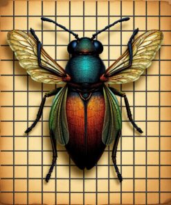 Aged Grid Paint Numbers