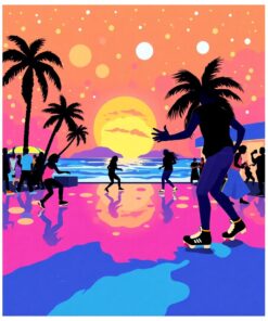 Skate Grooves Paint Numbers