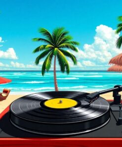 Beach Records Paint Numbers