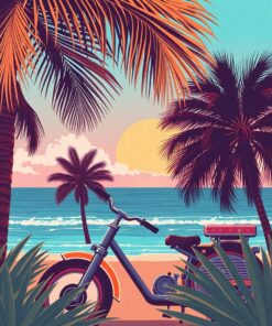 Palm Leaves Paint Numbers