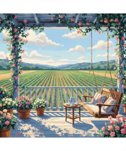Spring Plantation Veranda Paint By Numbers