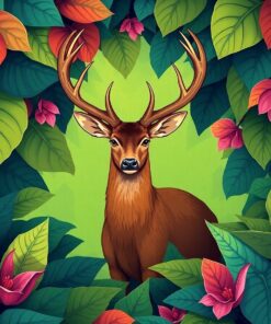 Monstera Leaves Paint Numbers