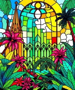 Realistic Tropics Paint Numbers