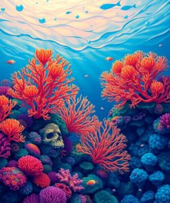 Sea Fans Paint Numbers