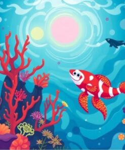 Stalking The Sea Fans Paint By Numbers