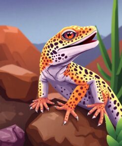 Desert Gecko Paint Numbers