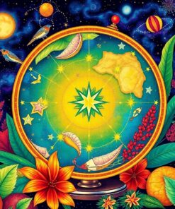 Star Globe Tropical Harvest Paint By Numbers