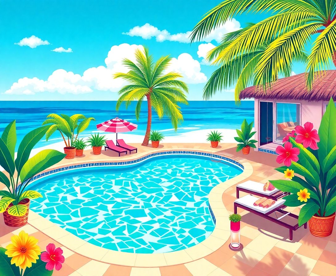 starlet-tropical-poolside-retreat-paint-by-numbers-kit