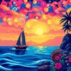 Starlit Polynesian Ocean Voyage Paint By Numbers
