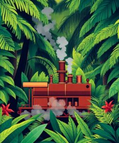 Steam Through Tropical Canopy Paint By Numbers