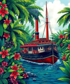 Lush Tropics Paint Numbers