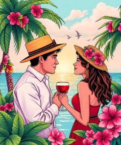 Tropical Romance Paint Numbers