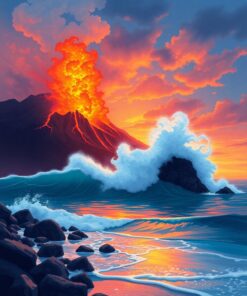 Meets Surf Paint Numbers