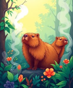 Capybara Clan Paint Numbers