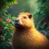Steaming Rainforest Capybara Clan Paint By Numbers