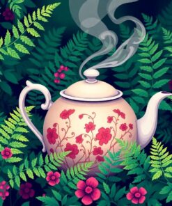 Among Ferns Paint Numbers