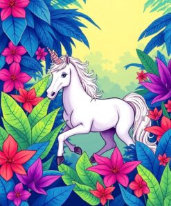 Tropical Flora Paint Numbers