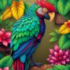 Tropical Plumage Paint Numbers